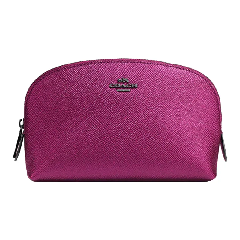 COACH Cosmetic Makeup Bags Rose Red-0