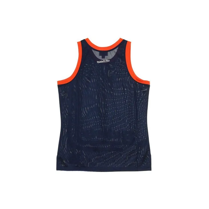 Mitchell Ness Basketball Jerseys Men Dark Blue-1