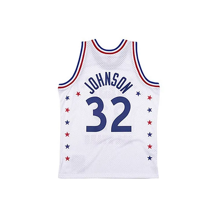 Mitchell Ness Basketball Jerseys Unisex White-1