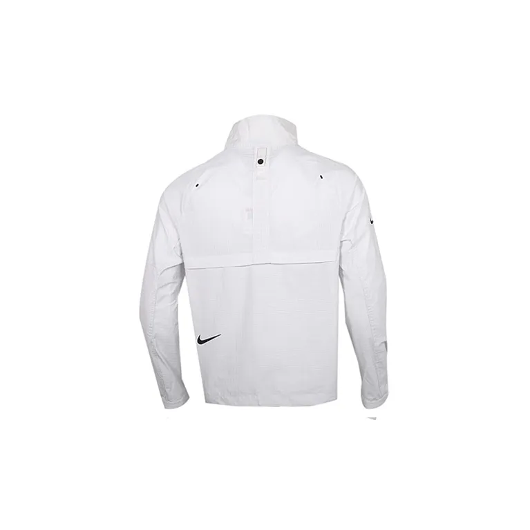 Nike Windbreaker Jackets Men Light Silver Gray-1