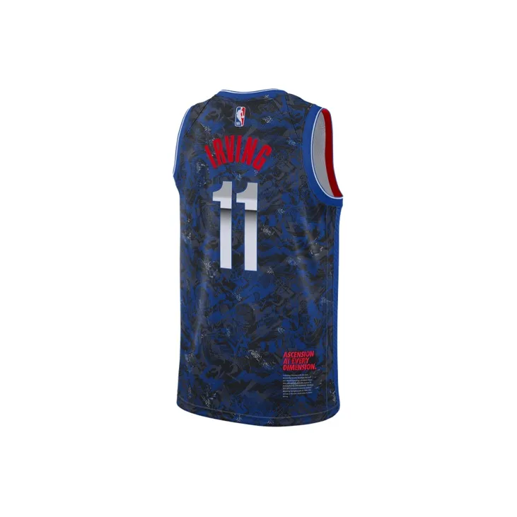 Nike X NBA Basketball Jerseys Men Blue-1