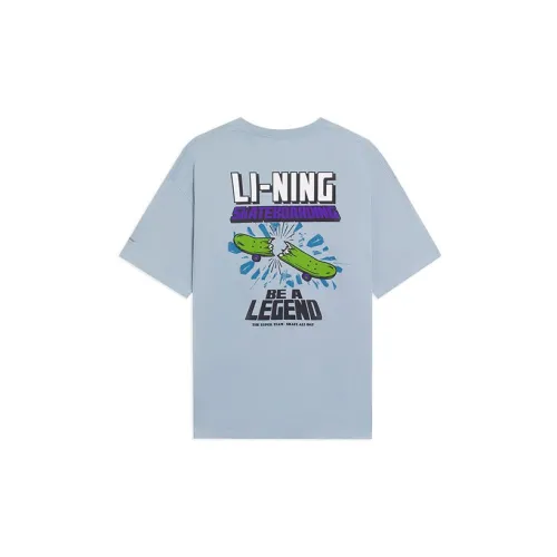 Marvel X LINING Disney T-Shirts Unisex Blue