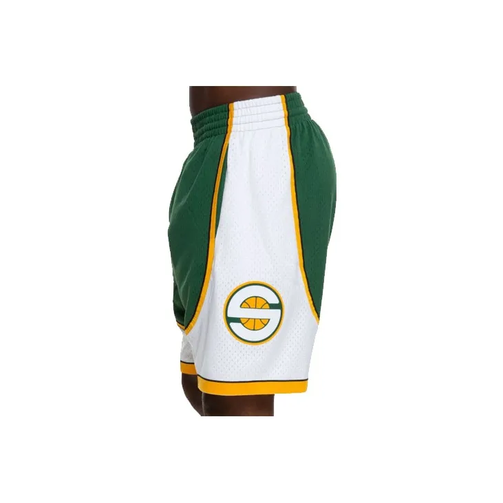 Mitchell Ness Basketball Shorts Men Green-2