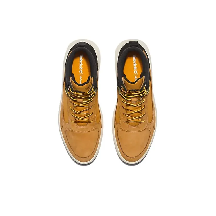 Timberland Bradsreet Ultra Chukka Anti-Slip Wear-Resistant High-Top Sports Casual Shoes Earth Yellow-3