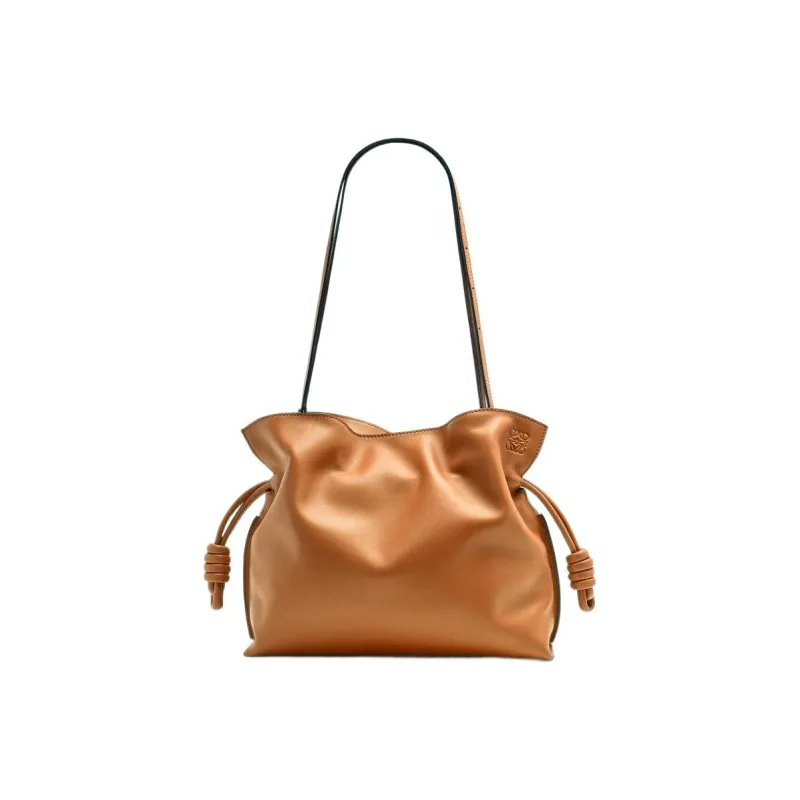 LOEWE Flamenco Clutch In Nappa Calfskin Warm Desert-3