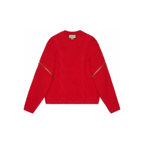 GUCCI Cashmere Sweaters Women's Red