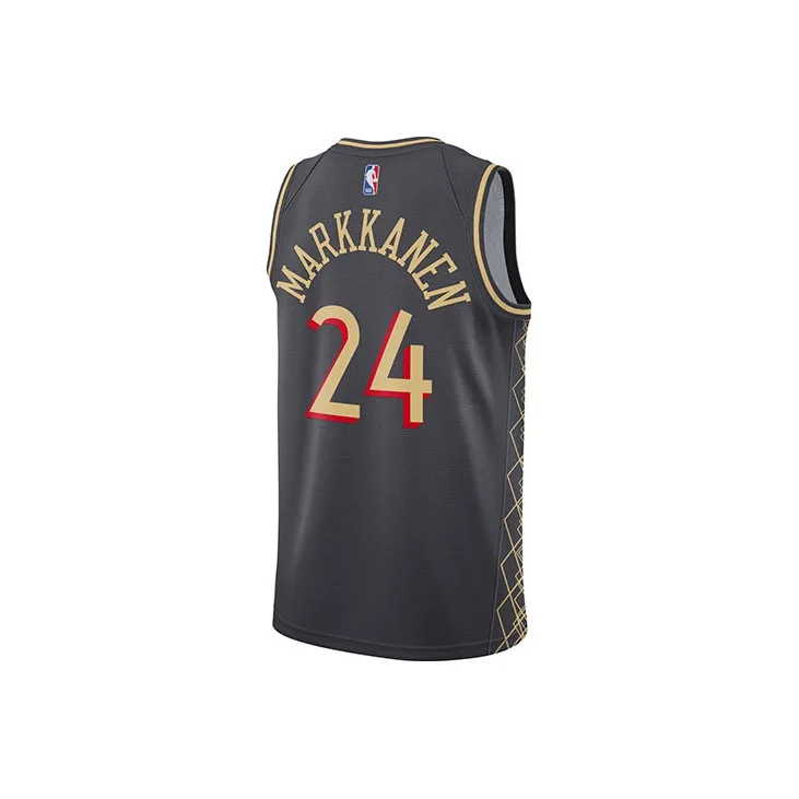 Nike x NBA Basketball Jerseys Men's Coal Smoke-1