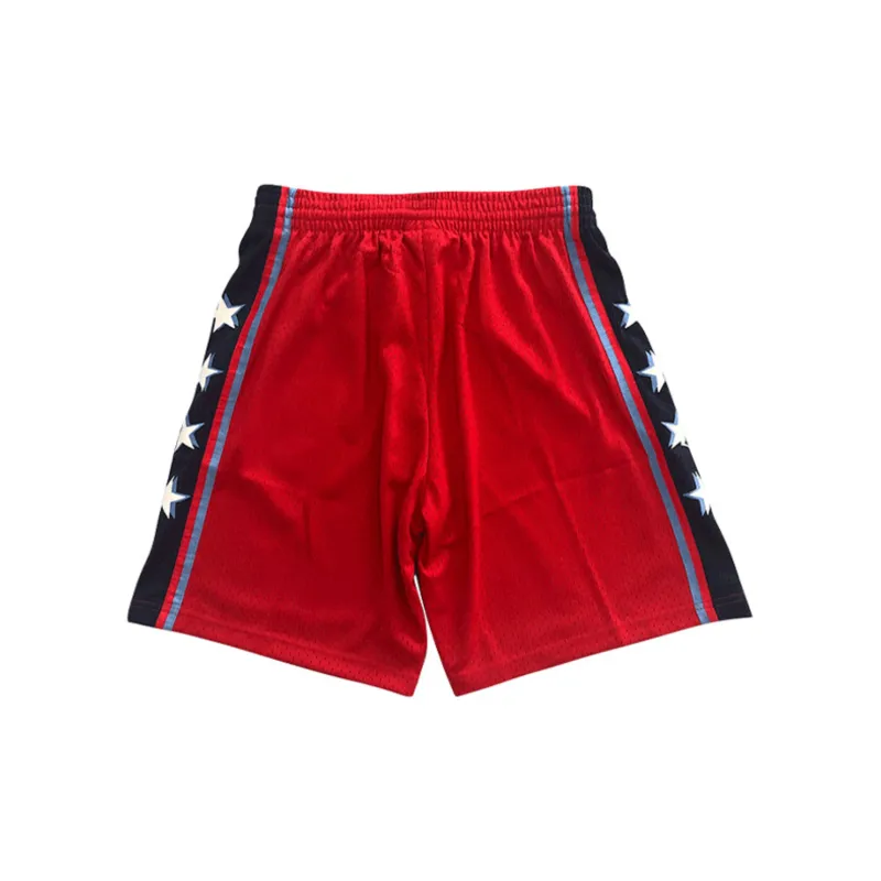 Mitchell & Ness Basketball Shorts Unisex Red-1
