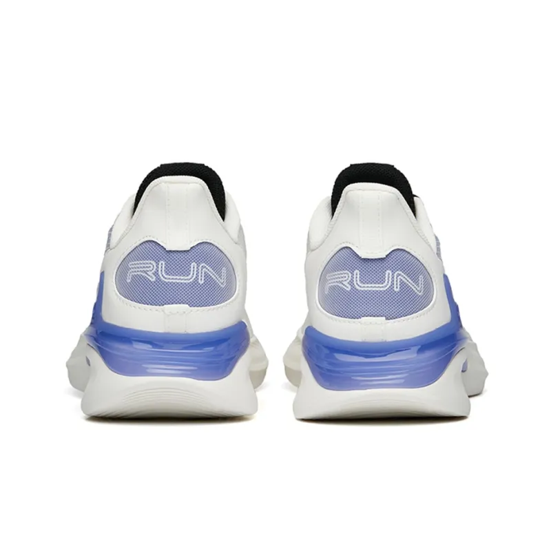 Anta Running Collection Breathable Lightweight Low Top Running Shoes Men's White-4