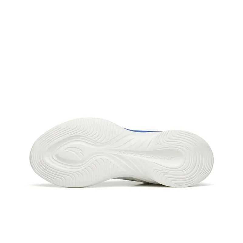 Anta Running Collection Breathable Lightweight Low Top Running Shoes Men's White-5
