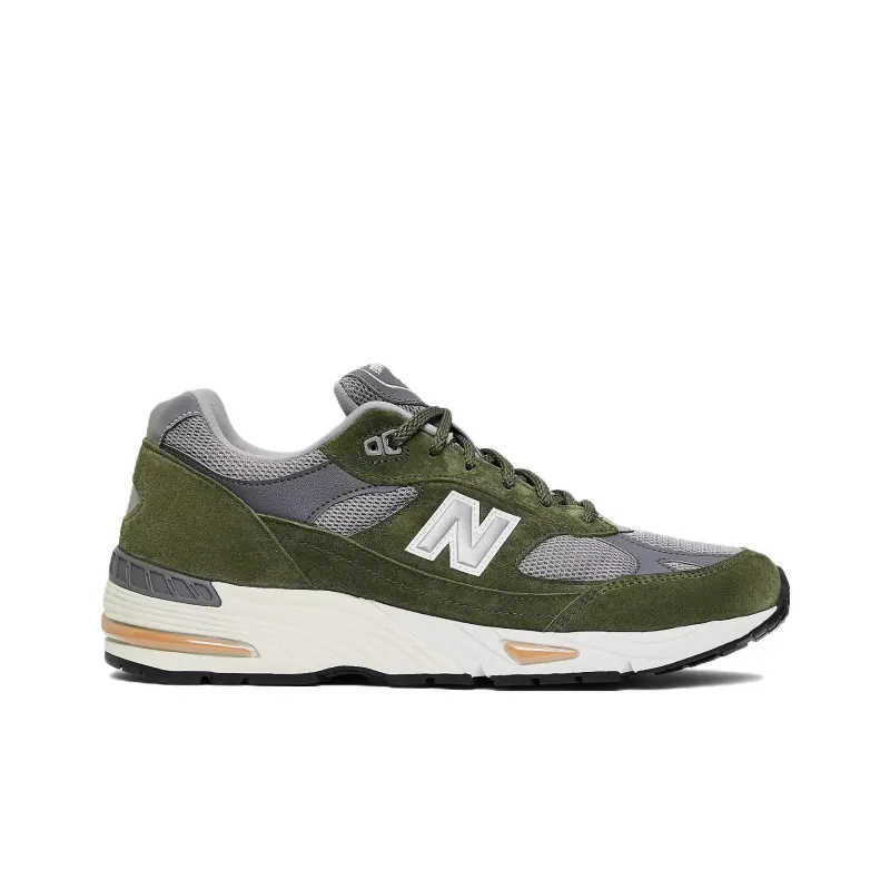 New Balance 991 MiUK Dark Green Grey Tan-1