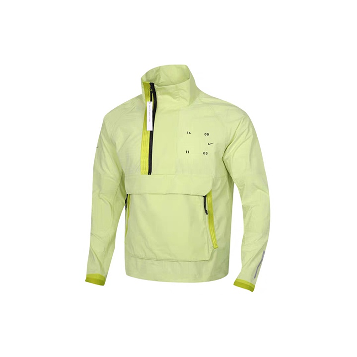 Nike Windbreaker Jackets Men Neon Green L