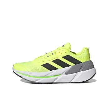 Adidas Adistar CS Wear Resistant Low Top Running Shoes Men's Neon Yellow