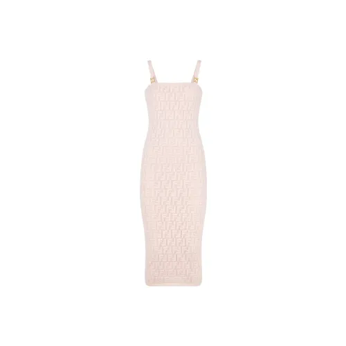 FENDI Sleeveless Dresses Women's Pink