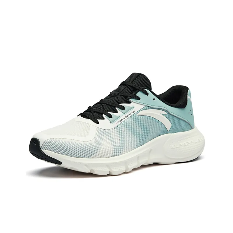 Anta Running Collection Lightweight Low-Top Running Shoes Men's White Blue Black-2