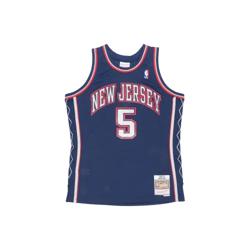 Mitchell Ness Basketball Jerseys Unisex Blue