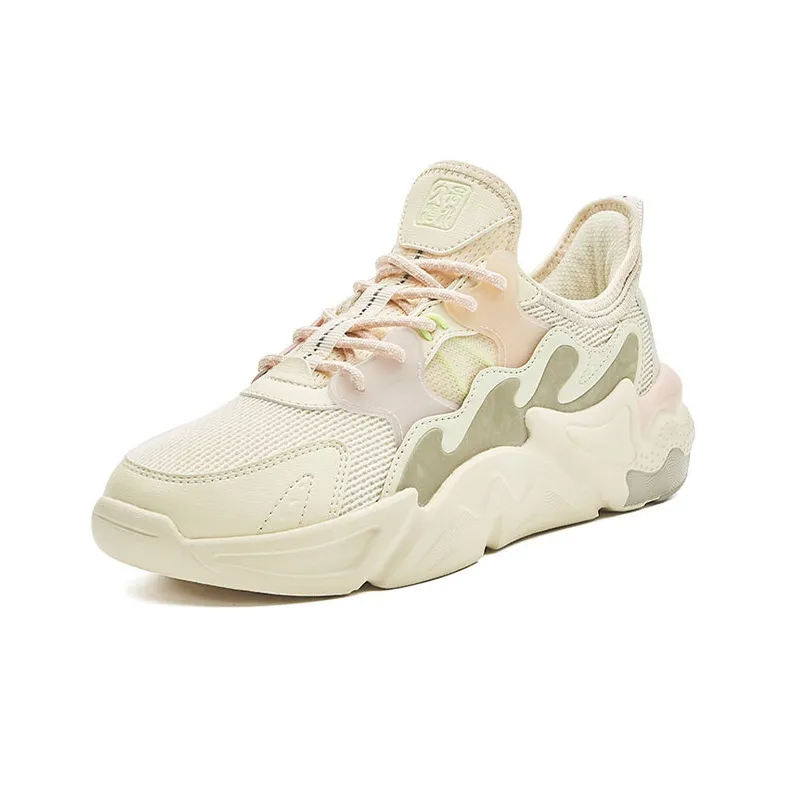 Erke Rain Casual Shoes Women's Low Top Candy Clear-1