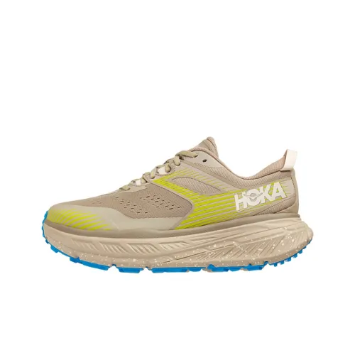 HOKA ONE ONE Stinson ATR 6 Running Shoes Unisex Low-Top Sand/Oxford Yellow