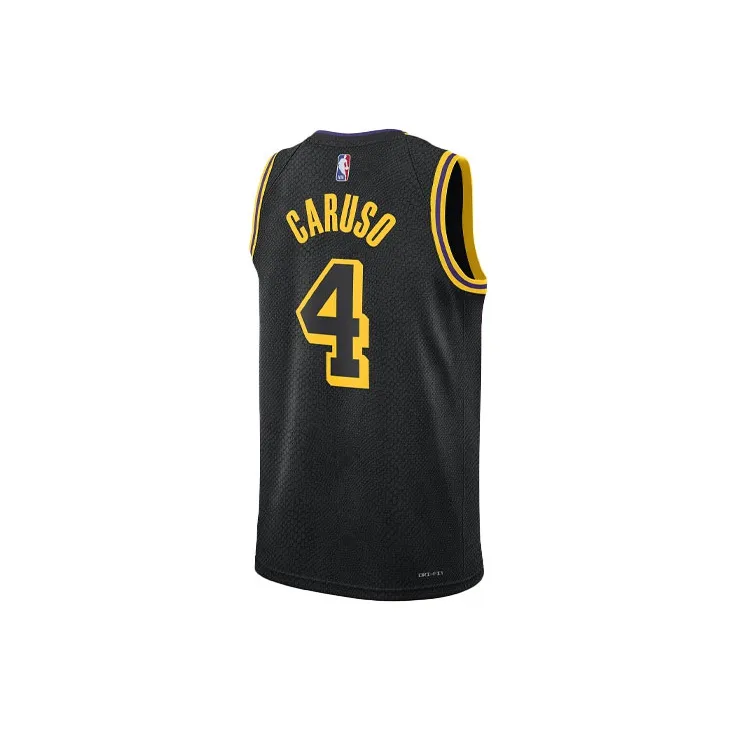 Nike X NBA Basketball Jersey Men's Black Yellow-1
