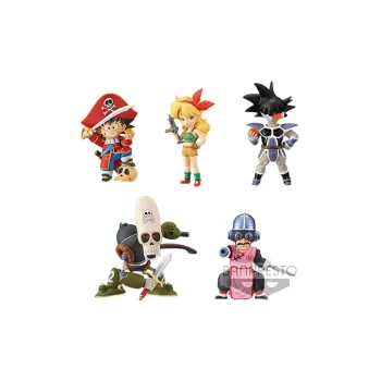 BANPRESTO Dragon Ball Characters Glasses Factory Dragon Ball Anime Wcf Treasure 3 Bonus Gifts 7cm