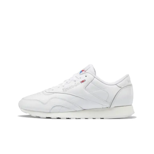 Reebok Classic Leather Running Shoes Unisex Low-Top White