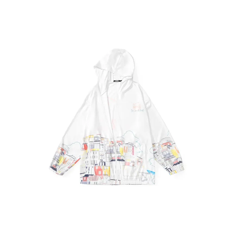 GENANX Sun Protection Clothing Unisex White-1