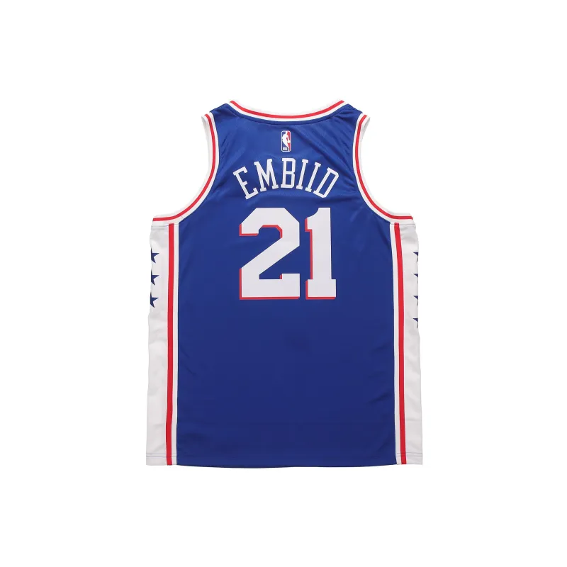 Nike X NBA Basketball Jerseys Men's Blue-1