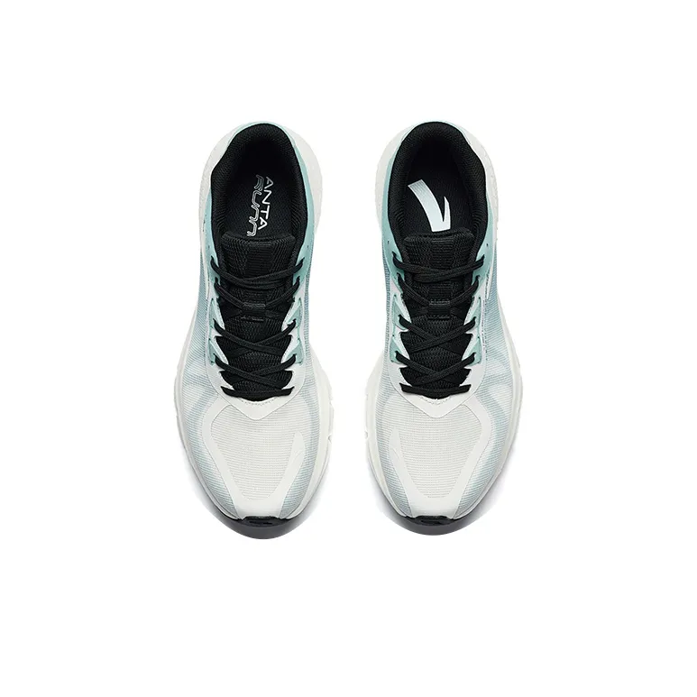Anta Running Collection Lightweight Low-Top Running Shoes Men's White Blue Black-3