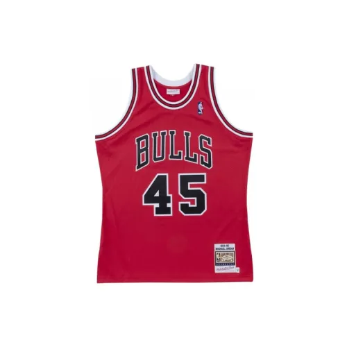 Mitchell Ness Basketball Jerseys Unisex Red