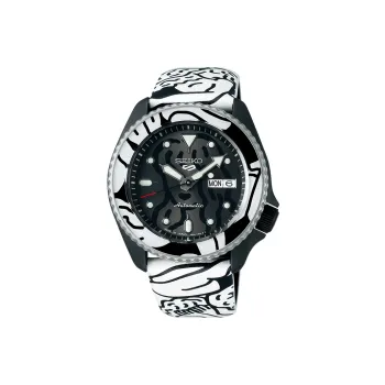 SEIKO Automatic Mechanical Movement Leather Watch Bands Watch Men's Watches Black Dial