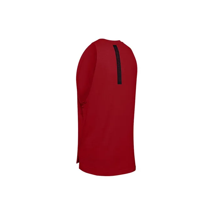 Under Armour Baselin Basketball Jerseys Men Red-1