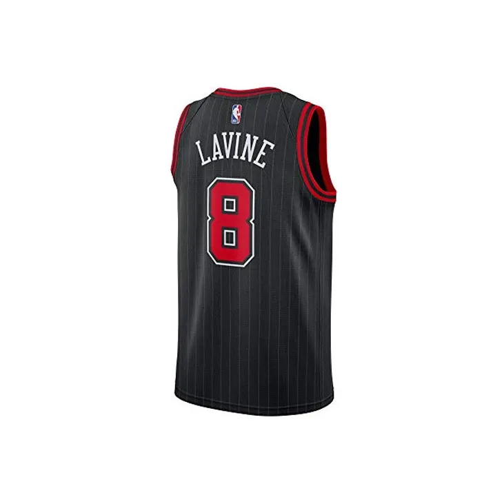 Nike X NBA Basketball Jerseys Men's Black-1