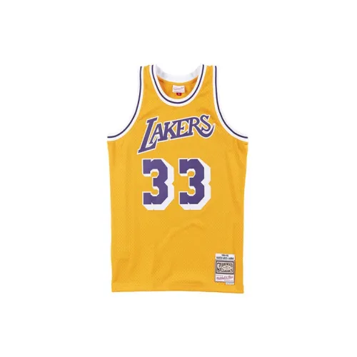 Mitchell Ness Basketball Jerseys Unisex Yellow