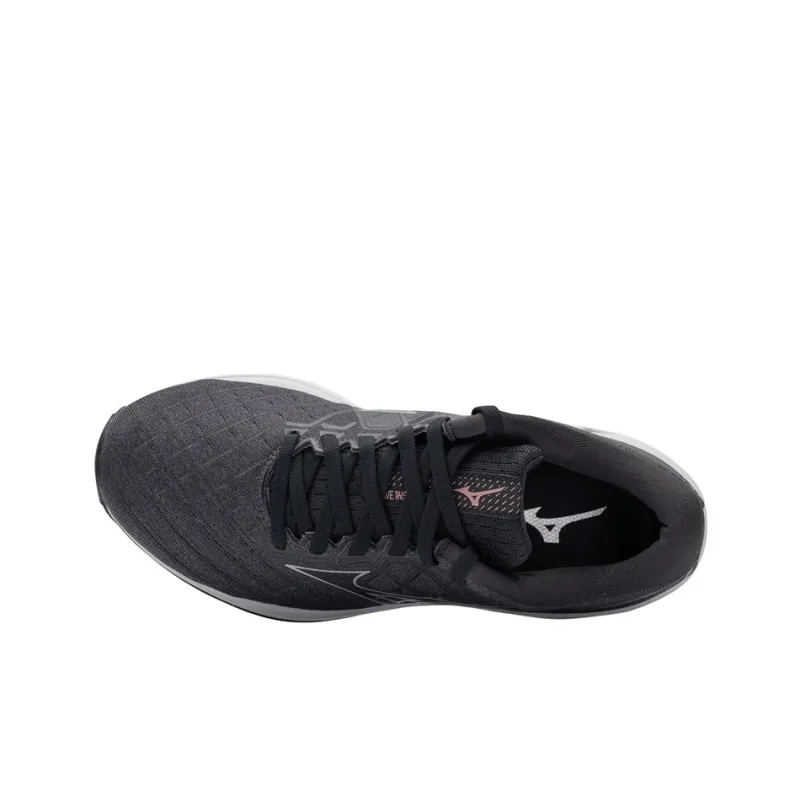 Mizuno Women's Wave Inspire 18 Wide 'Black White' Women's-2