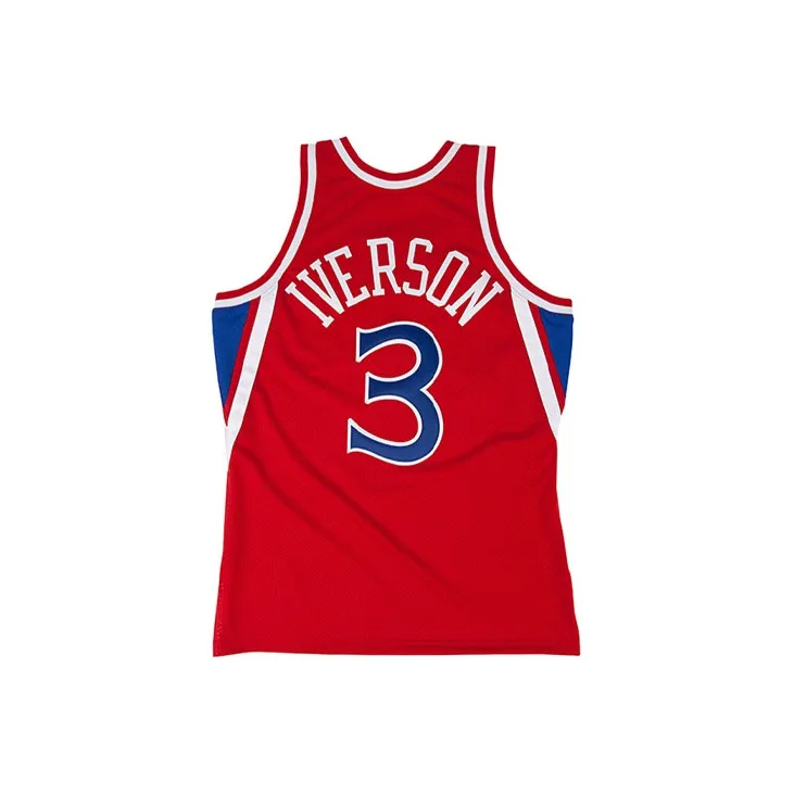 Mitchell & Ness 'NBA Philadelphia 76ers 96 Allen Iverson' Authentic Jersey-1