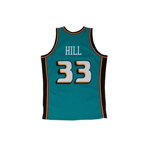 Mitchell Ness 'NBA Detroit Pistons 98 Grant Hill' Authentic Road Jersey Vest Top-1
