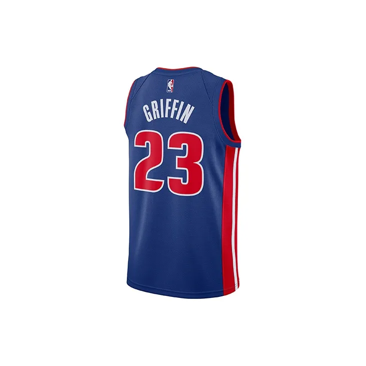 Nike X NBA Basketball Jerseys Men SW Fan Edition Away Blue-1