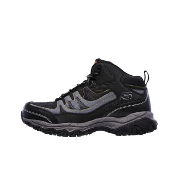 Skechers Relaxed Fit Cushioned Anti-Slip Wear-Resistant And Water-Resistant Low-Top Hiking Trekking Shoes Men's Black