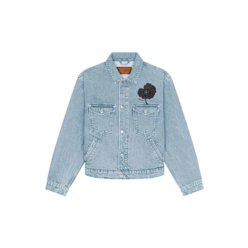 KENZO Floral print Trucker Jacket-1