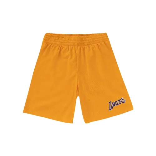 Mitchell Ness Basketball Shorts Men Lakers Gold