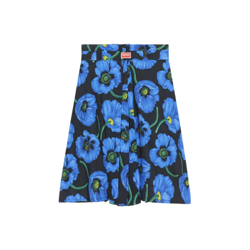 KENZO ×Nigo Collaboration FW22 Casual Long Skirt Women's Dark Blue-1