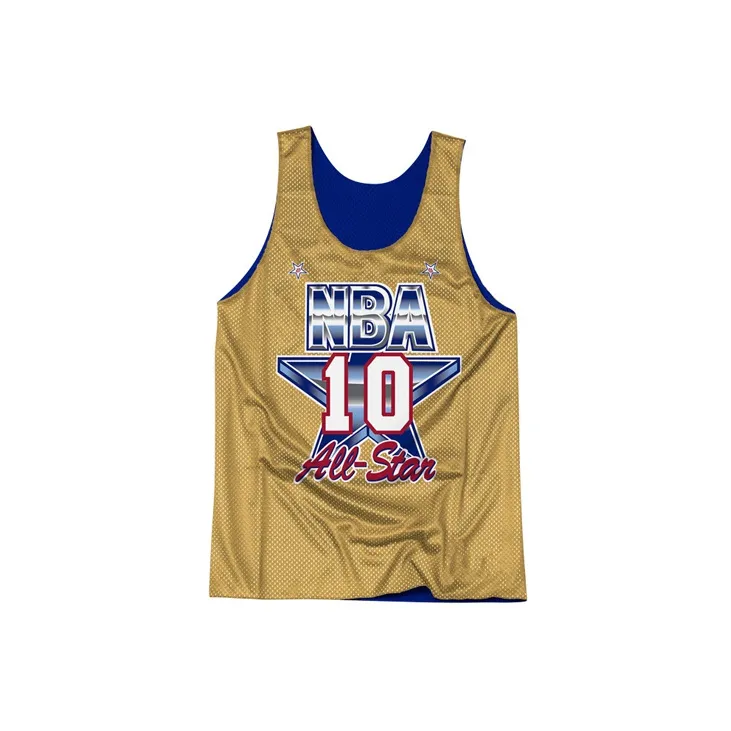 Mitchell Ness Basketball Jerseys Unisex Blue-2