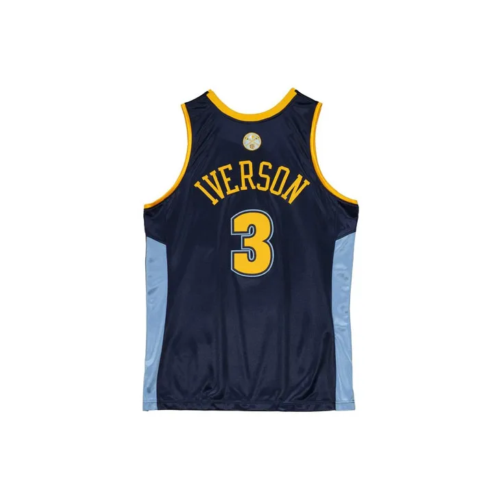 Mitchell & Ness Basketball Jersey Men's Dark Blue-1
