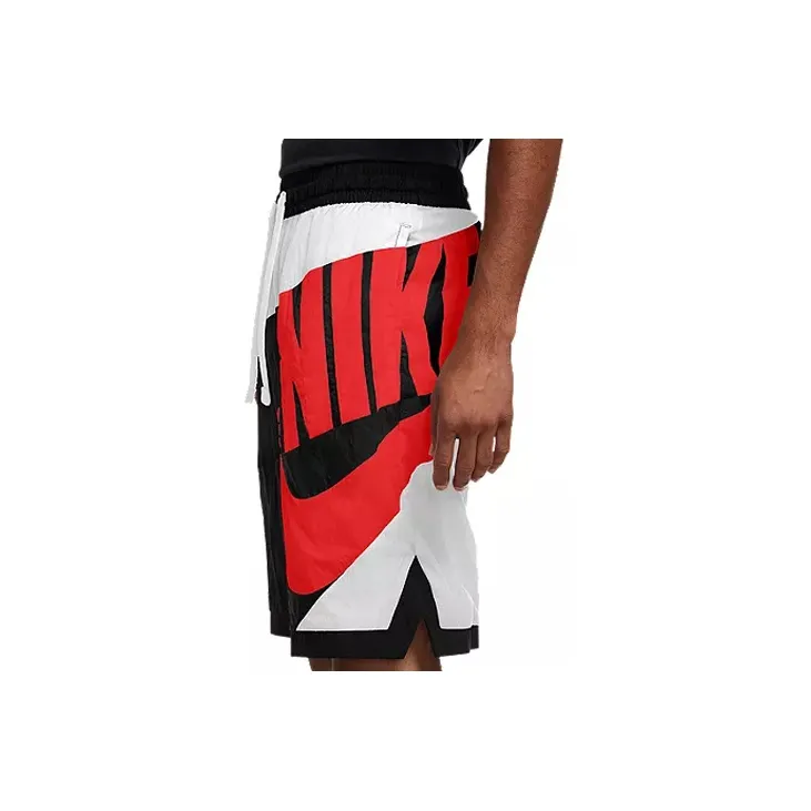 Nike Basketball Shorts Men's White/Black/Black/Chile Red-2