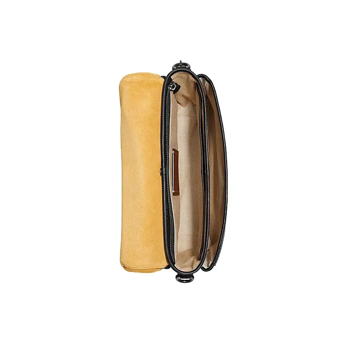 COACH Carriage Pebbled Cow Leather Messenger Bag Shoulder Bag Crossbody Bag Large Size Men's Black-3