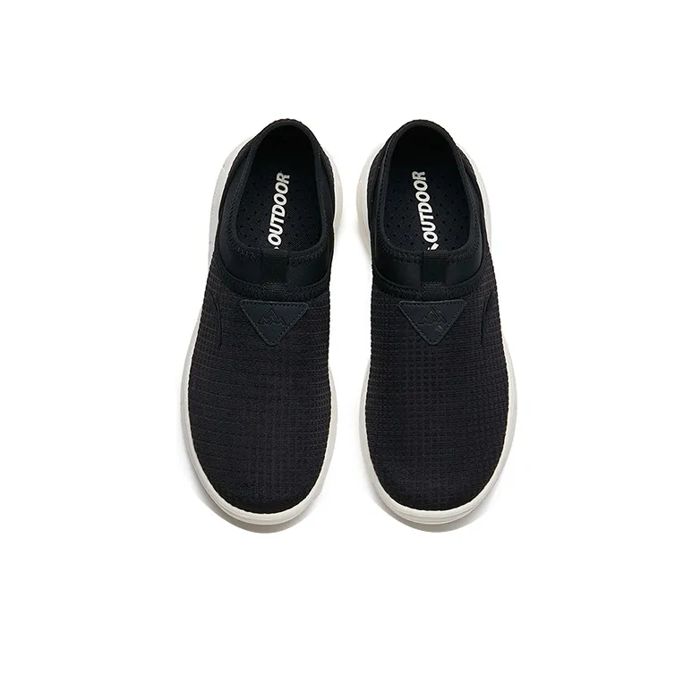 Anta Outdoor Collection Cushioned Anti Slip Wear Resistant Breathable Lightweight Low Top Casual Shoes Men's Black-3