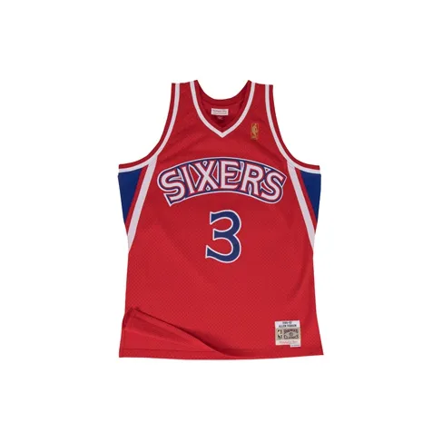 Mitchell & Ness Philadelphia 76ers Road 1996-97 Allen Iverson Swingman Jersey 