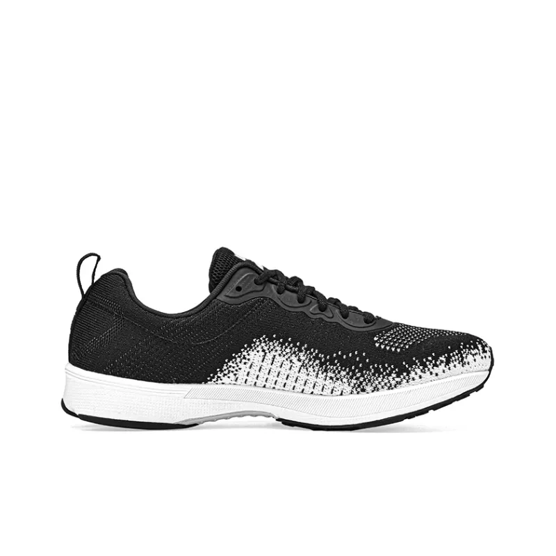 DO WIN Cushioned Slip Resistant Abrasion Resistant Breathable Low Top Casual Running Shoes Unisex Black-1