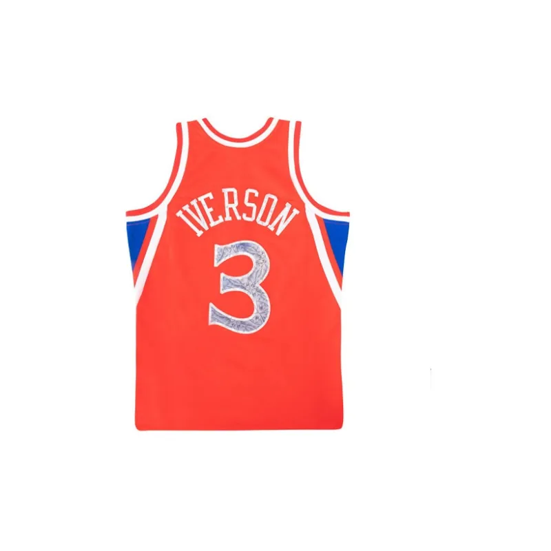 Mitchell & Ness Basketball Jersey Men's Red-1
