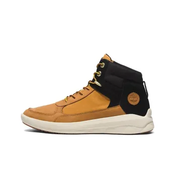 Timberland Bradsreet Ultra Chukka Anti-Slip Wear-Resistant High-Top Sports Casual Shoes Earth Yellow